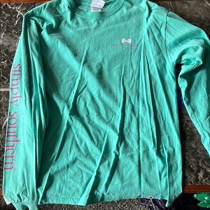 Simply Southern Aqua Long Sleeve Shirt